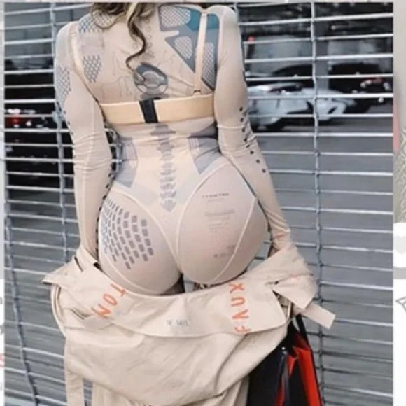 SHEER DESIGNED DETAIL 2PC PANTS SET